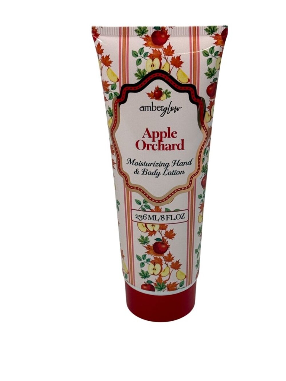 Amber Glow Apple Orchard Moisturizing Hand & Body Lotion 8 oz New